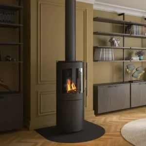 Appareil de chauffage au bois structuré tube