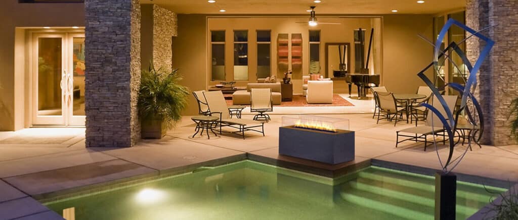 cheminée éthanol Cabo Burner à foyer ouvert utilisable en intérieur et extérieur